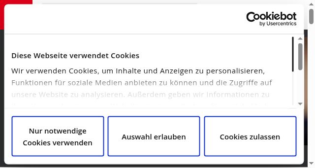 Screenshot of boersenverein-sasathue.de