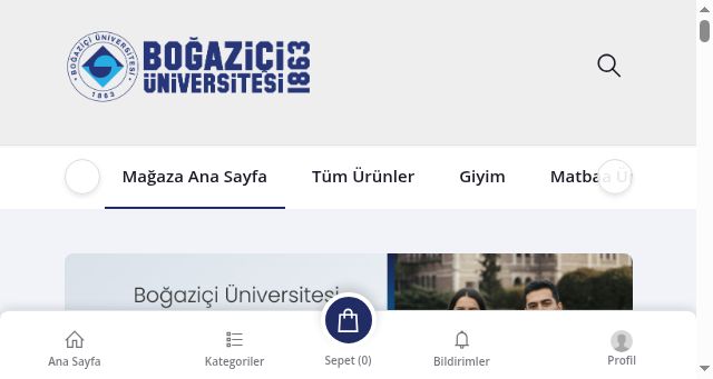 Screenshot of bogazici1863.com