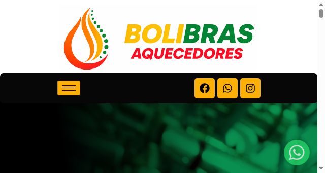Screenshot of bolibrasaquecedores.com.br