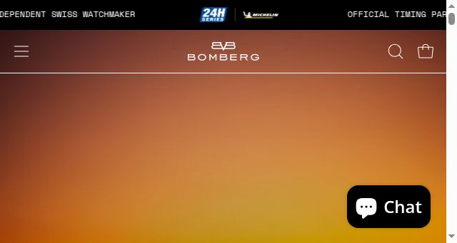 Screenshot of bombergwatches.com