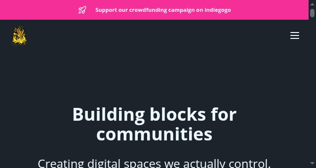 Screenshot of bonfirenetworks.org