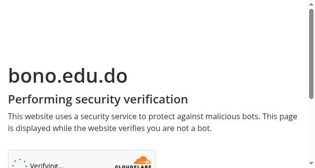 Screenshot of bono.edu.do