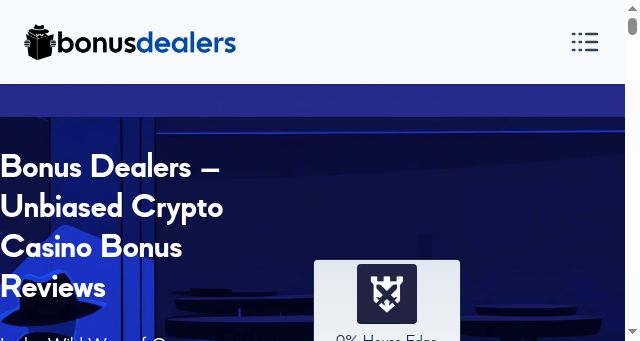 Screenshot of bonusdealers.com