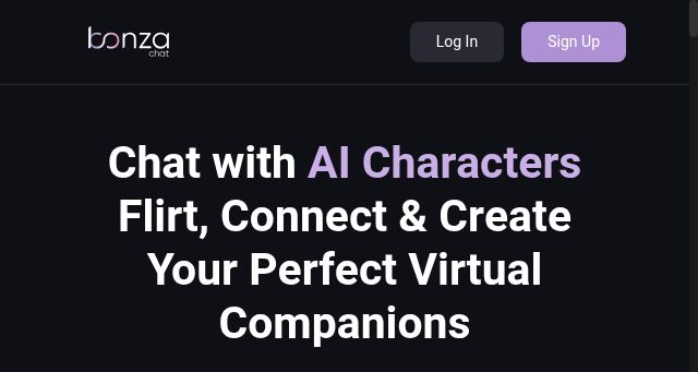 Screenshot of bonza.chat