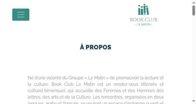 Screenshot of bookclub.ma