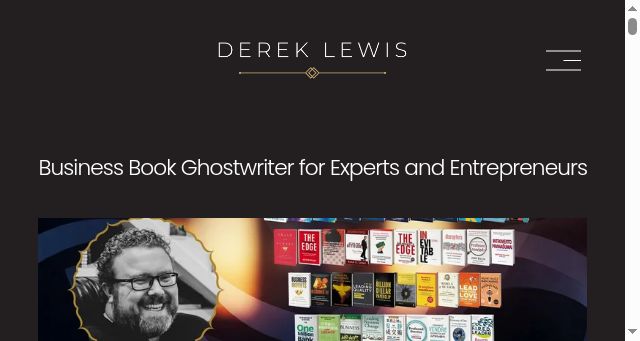 Screenshot of bookghostwriter.com