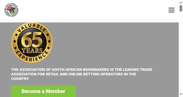 Screenshot of bookies.co.za