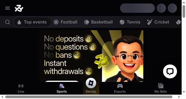 Screenshot of bookmaker.xyz