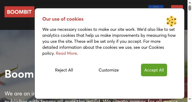 Screenshot of boombit.com