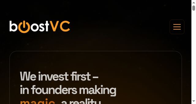 Screenshot of boost.vc