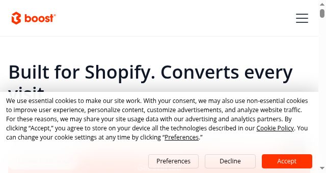Screenshot of boostcommerce.net