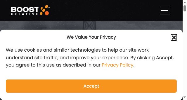 Screenshot of boostcreative.com