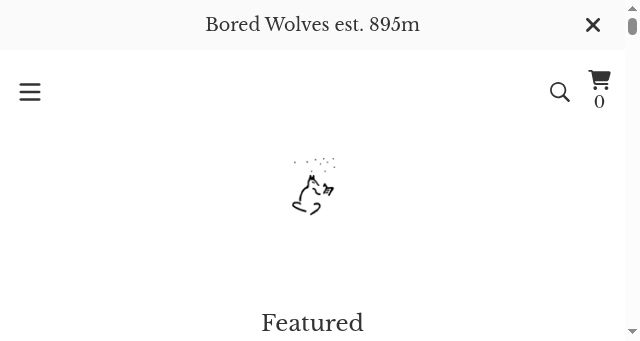 Screenshot of boredwolves.com