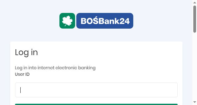 Screenshot of bosbank24.pl