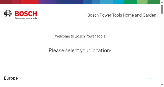 Screenshot of bosch-diy.com