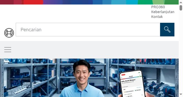 Screenshot of bosch-pt.co.id