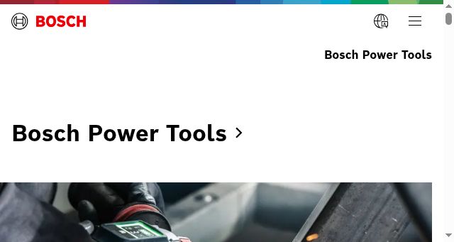 Screenshot of bosch-pt.com