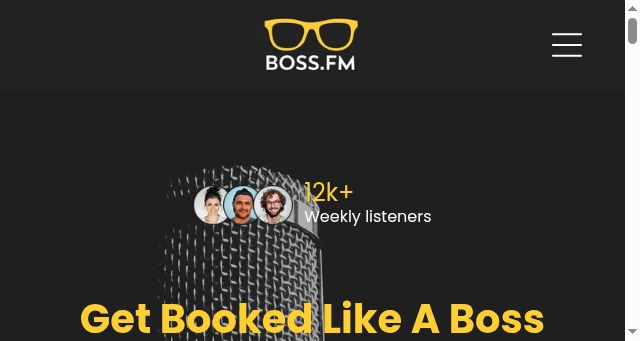 Screenshot of boss.fm