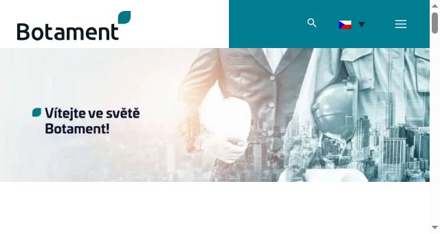 Screenshot of botament.cz