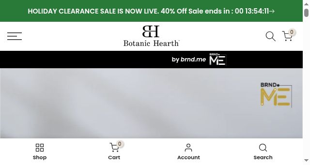 Screenshot of botanichearth.com