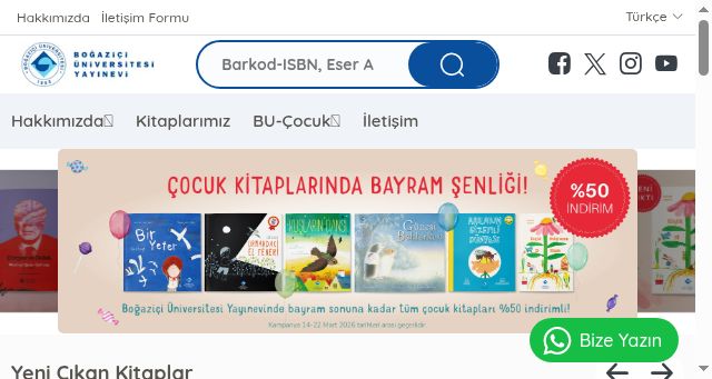 Screenshot of bounyayinevi.com