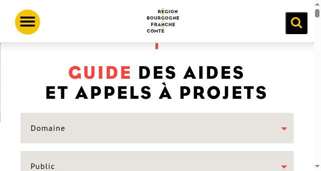 Screenshot of bourgognefranchecomte.fr