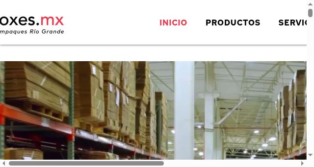 Screenshot of boxes.mx