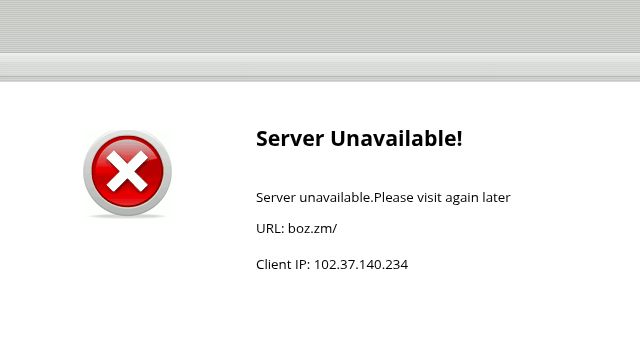 Screenshot of boz.zm