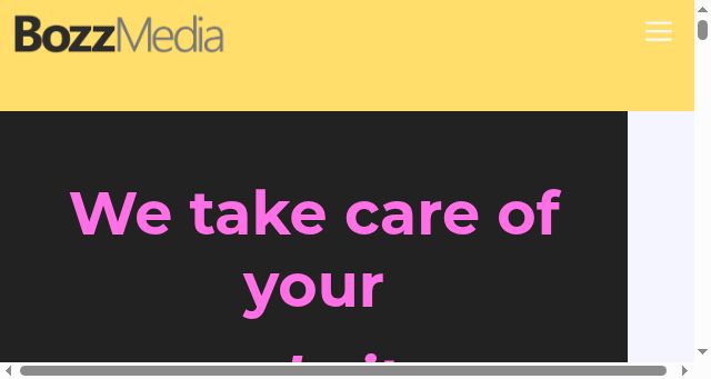 Screenshot of bozzmedia.com