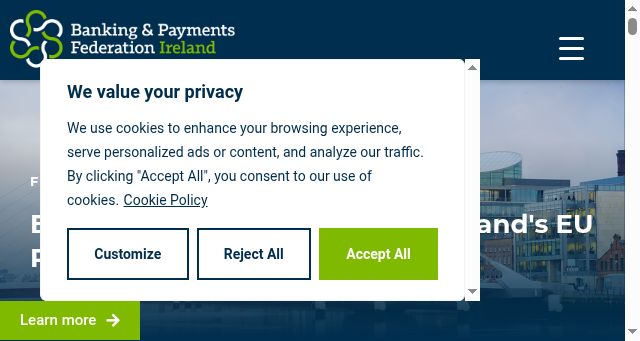 Screenshot of bpfi.ie