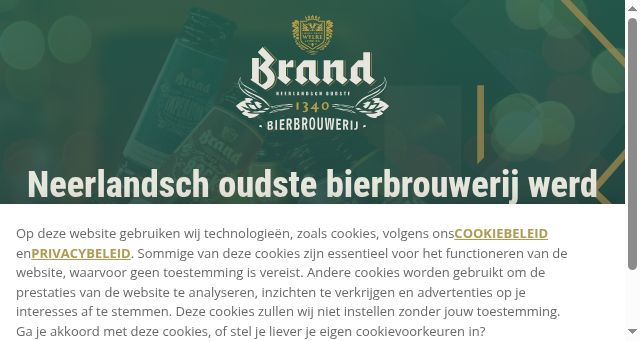 Screenshot of brand.nl