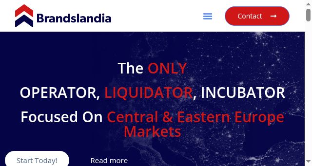 Screenshot of brandslandia.com