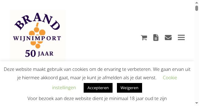 Screenshot of brandwijn.nl