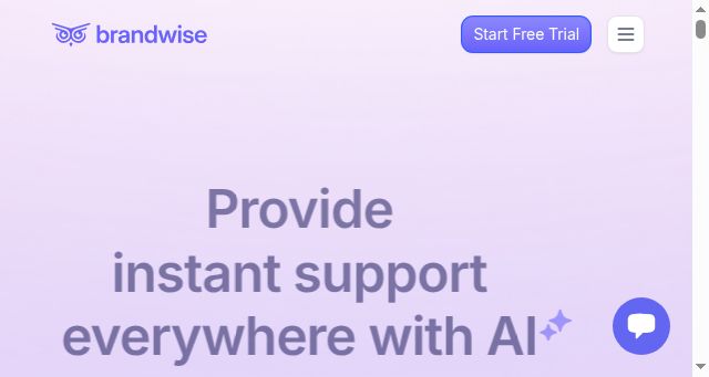 Screenshot of brandwise.ai