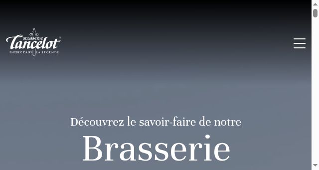 Screenshot of brasserie-lancelot.bzh