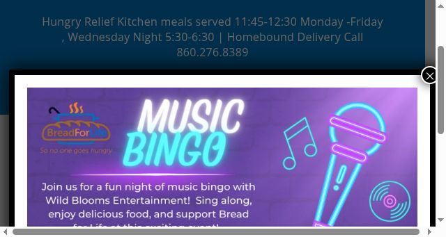 Screenshot of breadforlife.us