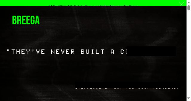 Screenshot of breega.com