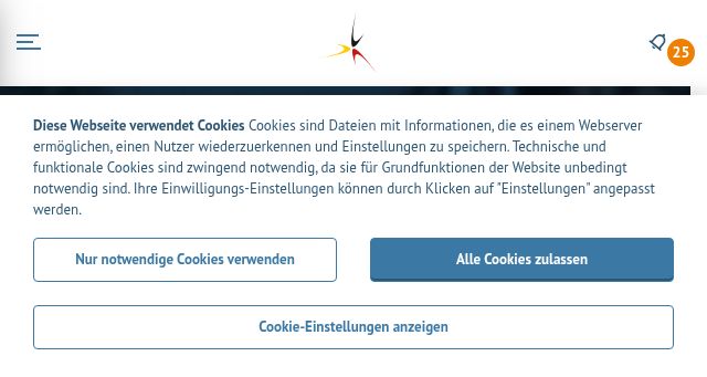 Screenshot of breitbandmessung.de