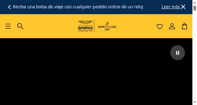 Screenshot of breitling.com