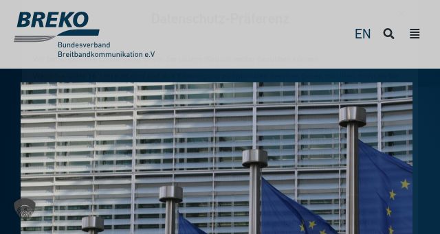 Screenshot of brekoverband.de