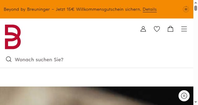 Screenshot of breuninger.com