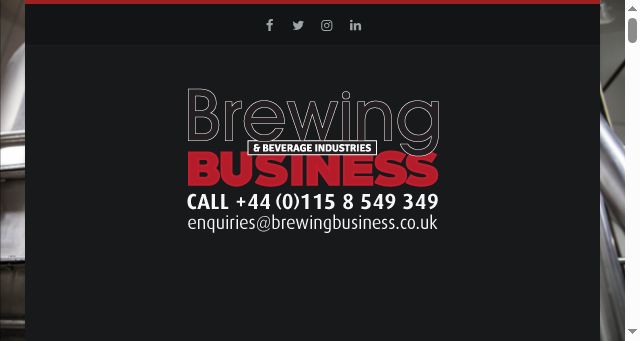 Screenshot of brewingbusiness.co.uk