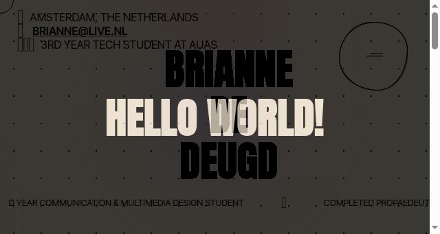 Screenshot of brianne.nl