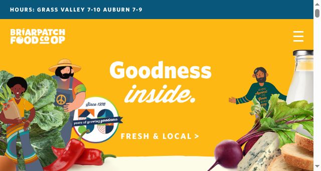 Screenshot of briarpatch.coop