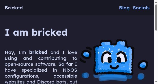 Screenshot of bricked.dev