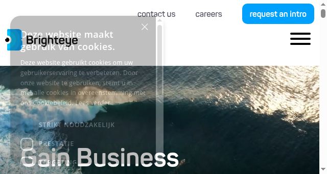 Screenshot of brighteye.be