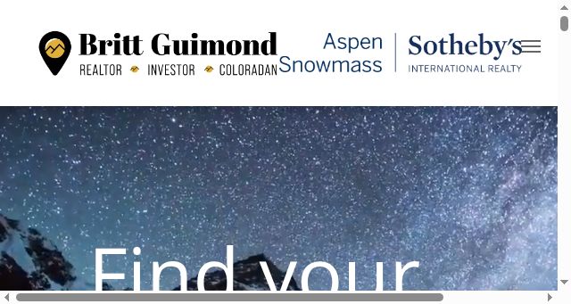 Screenshot of brittguimond.realtor