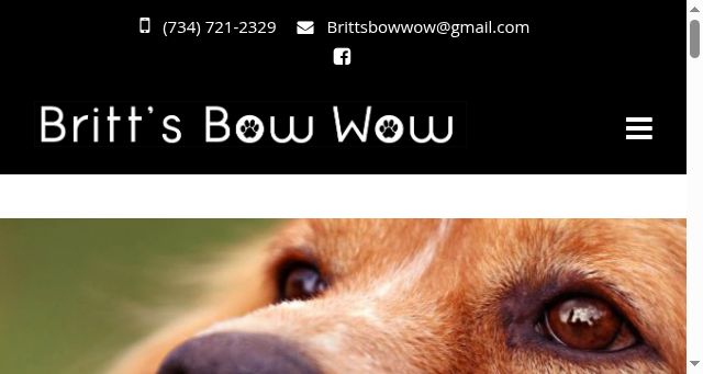 Screenshot of brittsbowwowinc.com