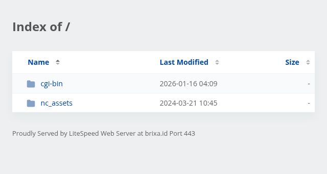Screenshot of brixa.id