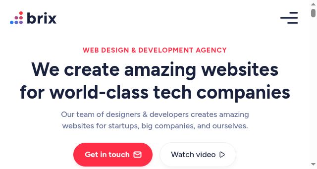 Screenshot of brixagency.com